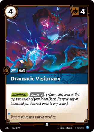 Dramatic Visionary - Unleashed (UNL) Armchair Generals