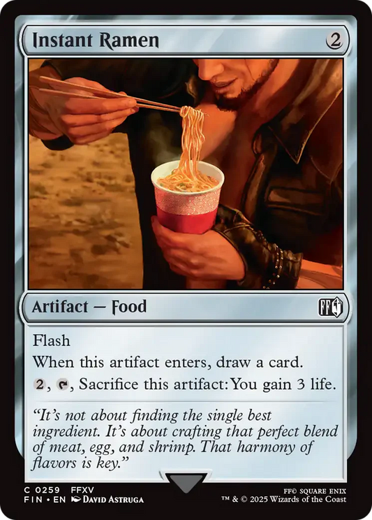 Instant Ramen Magic The Gathering