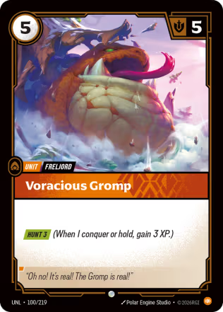 Voracious Gromp - Unleashed (UNL) Armchair Generals