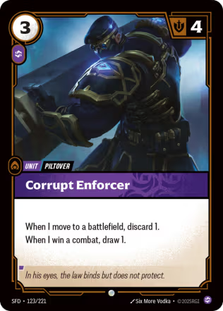 Corrupt Enforcer - Spiritforged (SFD) Armchair Generals