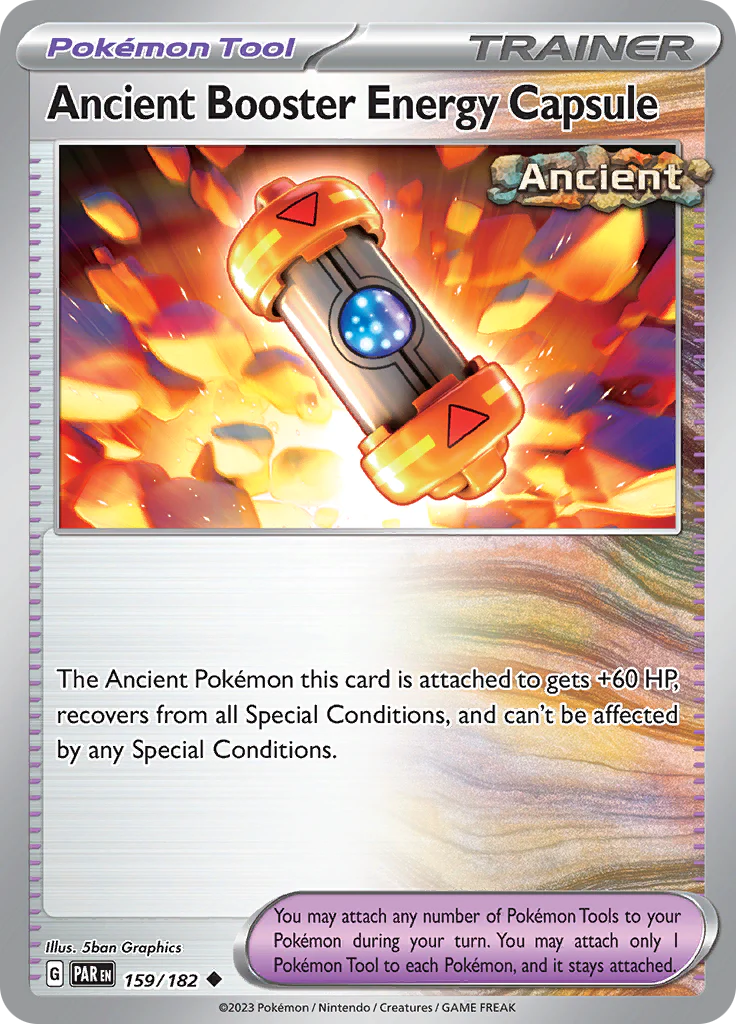 Ancient Booster Energy Capsule (159/182) [Scarlet & Violet: Paradox Rift] Ancient Booster Energy Capsule (159/182) [Scarlet & Violet: Paradox Rift] Pokemon