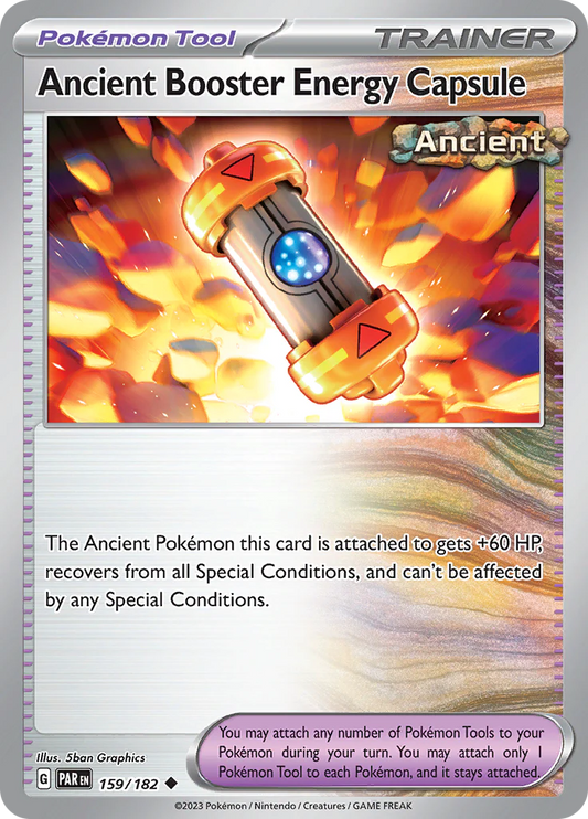 Ancient Booster Energy Capsule (159/182) [Scarlet & Violet: Paradox Rift] Ancient Booster Energy Capsule (159/182) [Scarlet & Violet: Paradox Rift] Pokemon