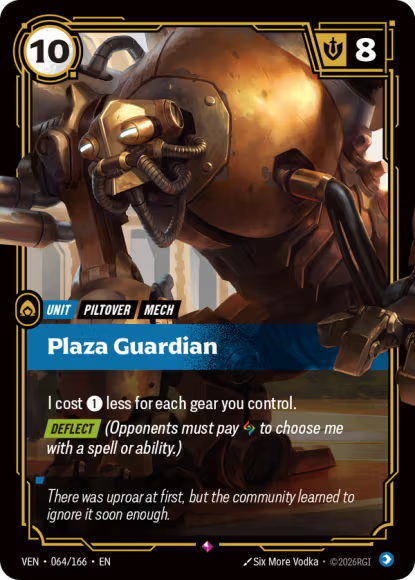 Plaza Guardian - Vendetta (VEN) Armchair Generals