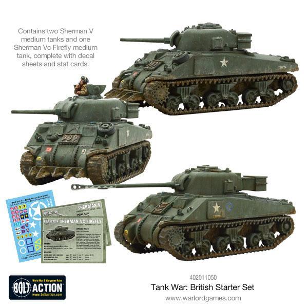 Tank War: British Starter Set Warlord Games