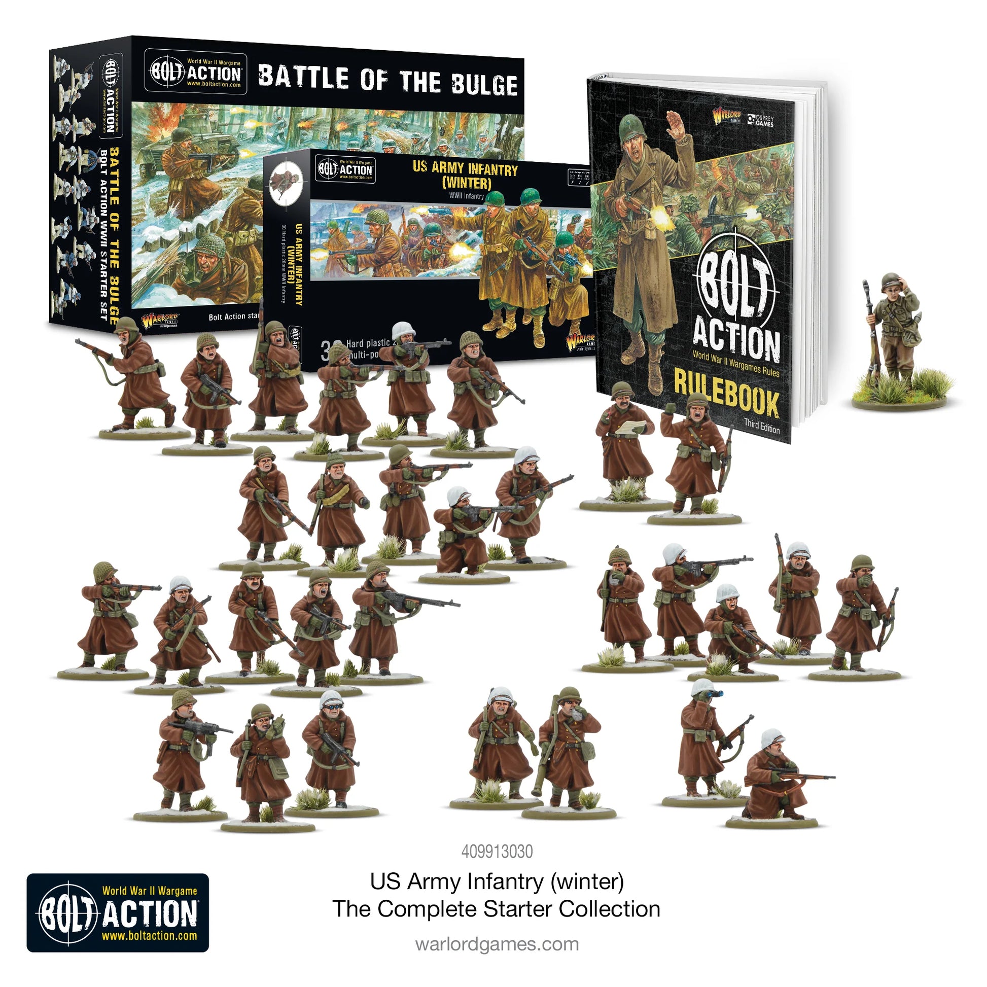 Bolt Action - US Army (Winter) The Complete Starter Collection Warlord Games