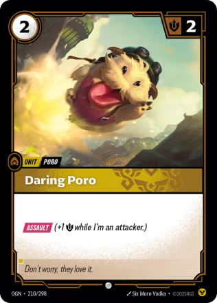 Daring Poro - Origins (OGN) Armchair Generals