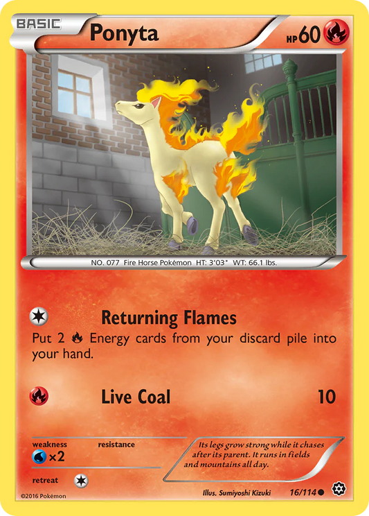 Ponyta (16/114) [XY: Steam Siege] Pokemon