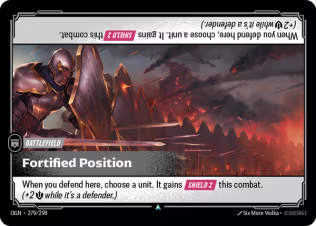 Fortified Position - Origins (OGN) Armchair Generals