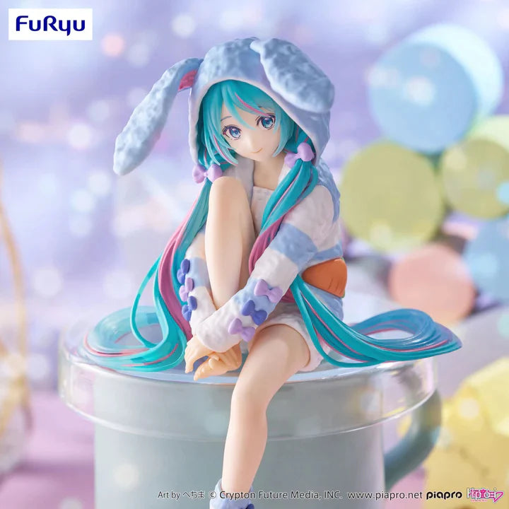 Hatsune Miku - Noodle Stopper - Rabbit Ear Hood Pajama - FuRyu