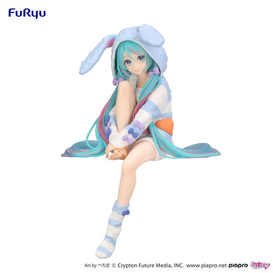 Hatsune Miku - Noodle Stopper - Rabbit Ear Hood Pajama - FuRyu