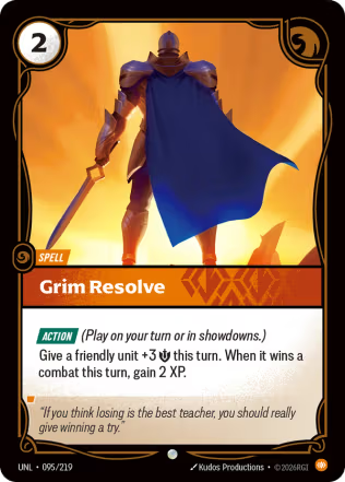 Grim Resolve - Unleashed (UNL) Armchair Generals