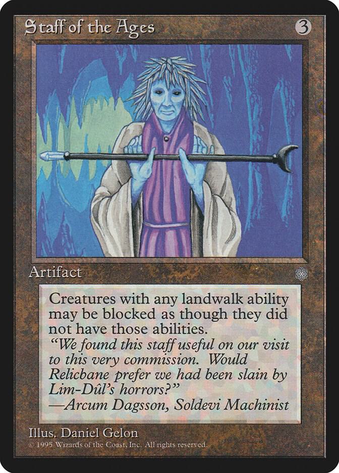 IA - Ice Age MTG Card - Staff of the Ages Magic The Gathering