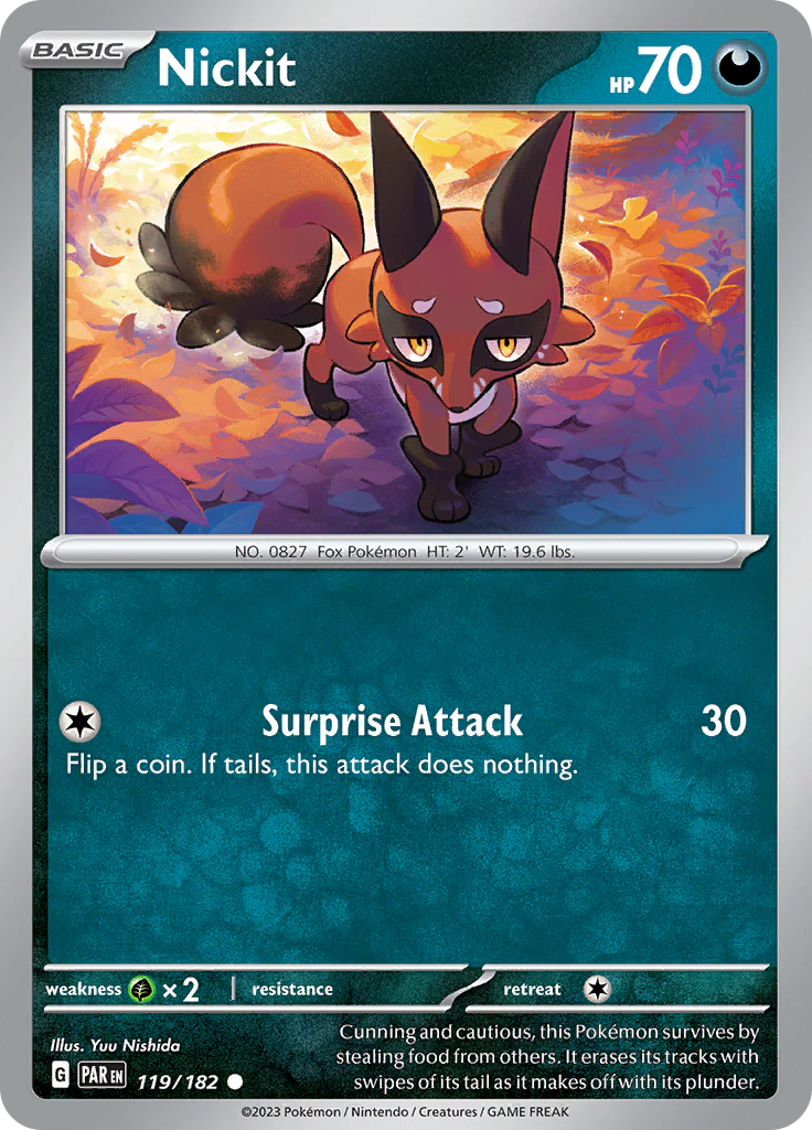 Nickit (119/182) [Scarlet & Violet: Paradox Rift] Pokemon