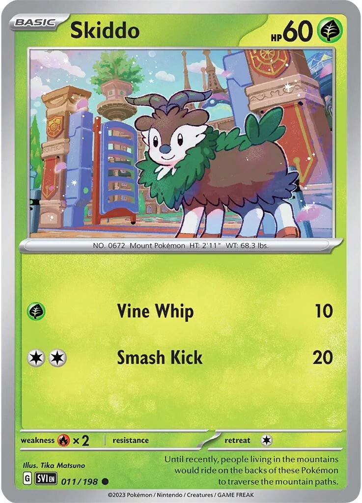 Skiddo (011/198) [Scarlet & Violet: Base Set] Pokemon