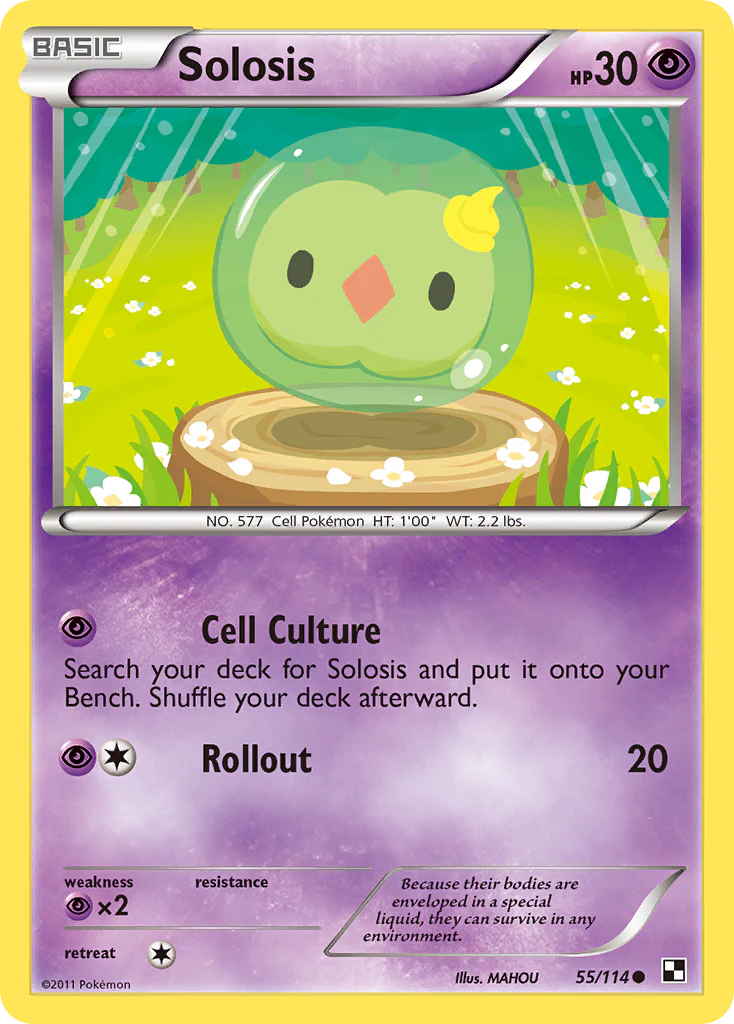 Solosis (55/114) [Black & White: Base Set] Pokemon