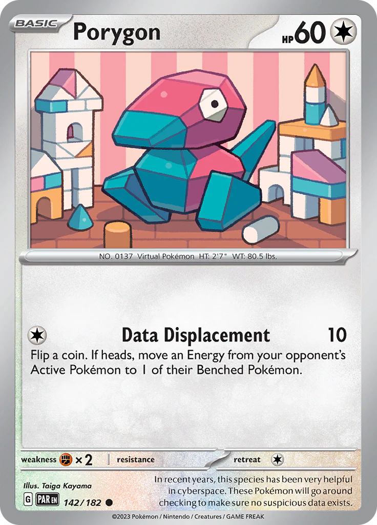 Porygon (142/182) [Scarlet & Violet: Paradox Rift] Pokemon