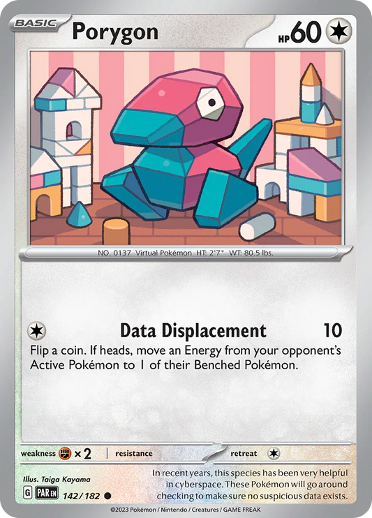 Porygon (142/182) [Scarlet & Violet: Paradox Rift] Pokemon