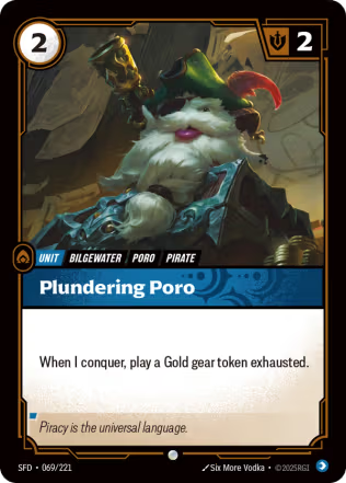 Plundering Poro - Spiritforged (SFD) Armchair Generals