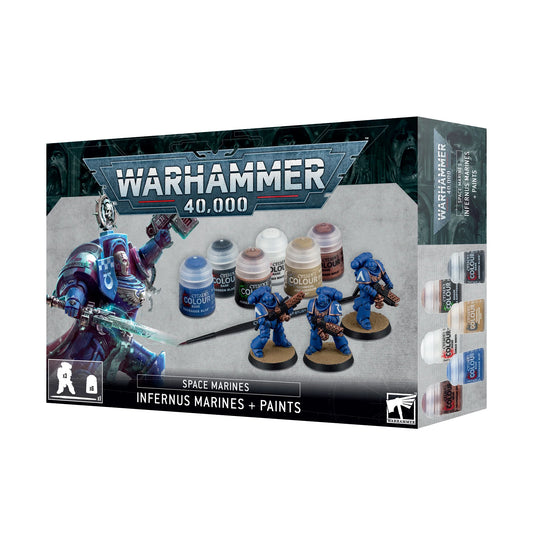 Warhammer 40K: INFERNUS MARINES PAINT SET Games Workshop