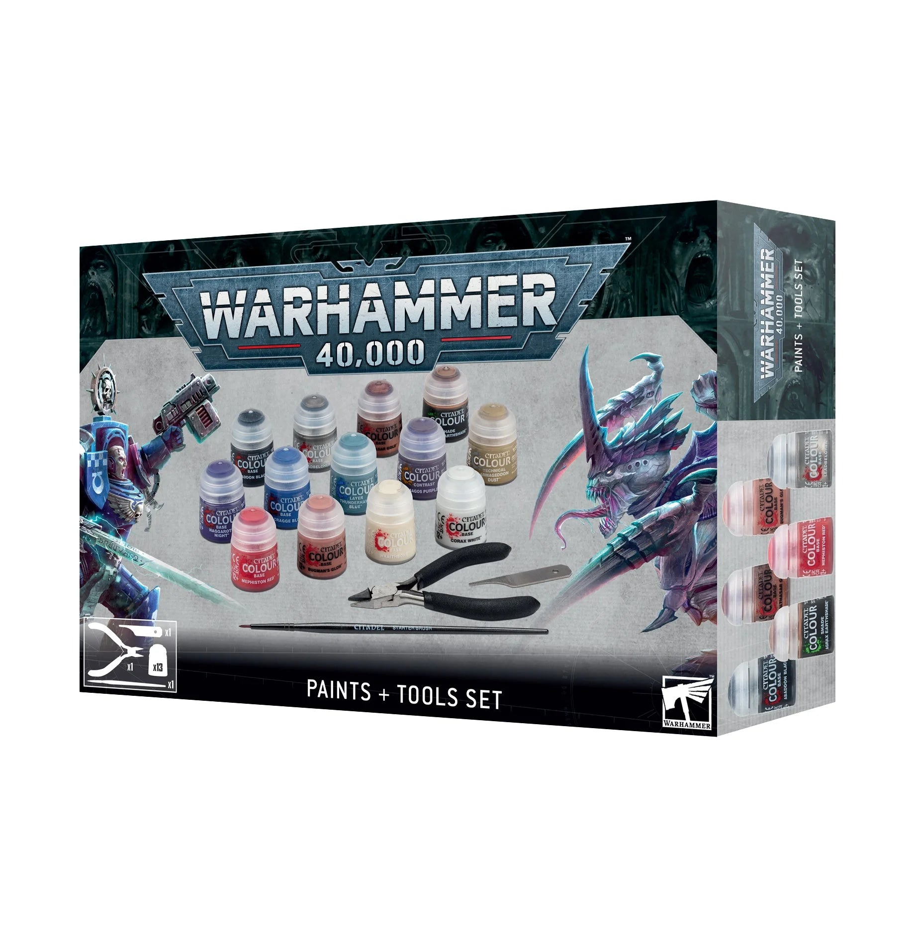 Warhammer 40K: PAINTS + TOOLS Games Workshop