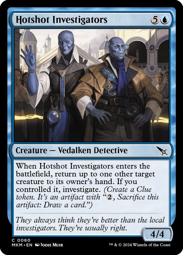 Hotshot Investigators (Foil) Magic The Gathering