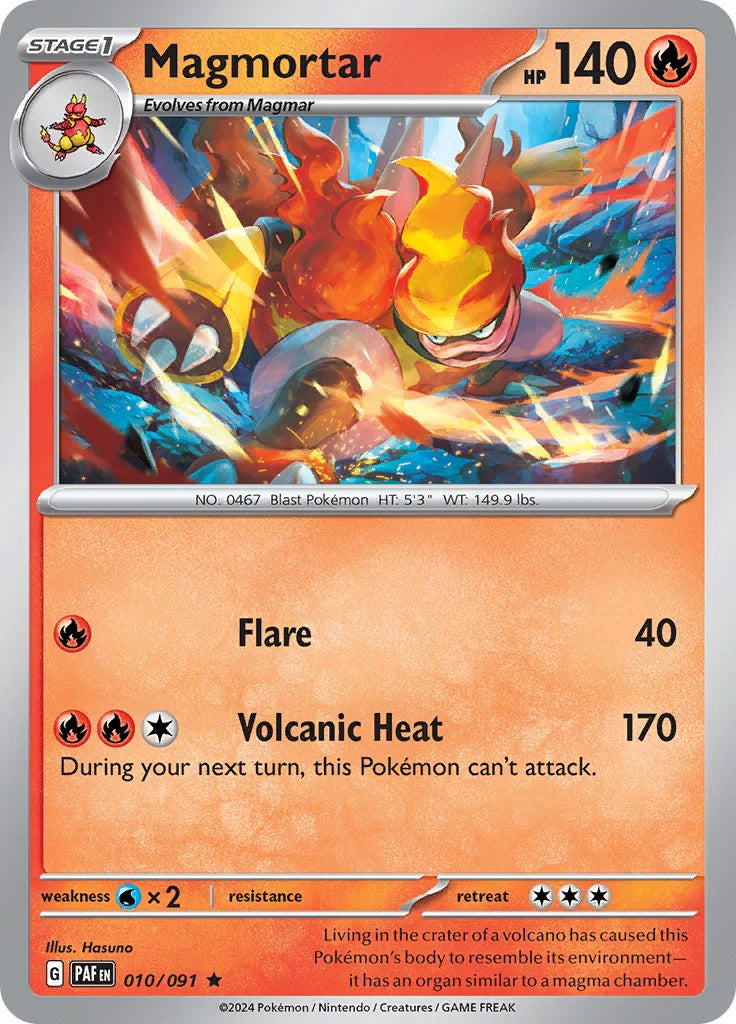 Magmortar (010/091) [Scarlet & Violet: Paldean Fates] Pokemon