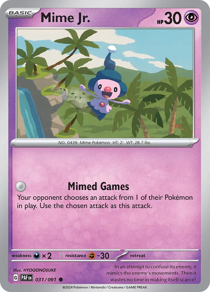 Mime Jr. (031/091) [Scarlet & Violet: Paldean Fates] Pokemon