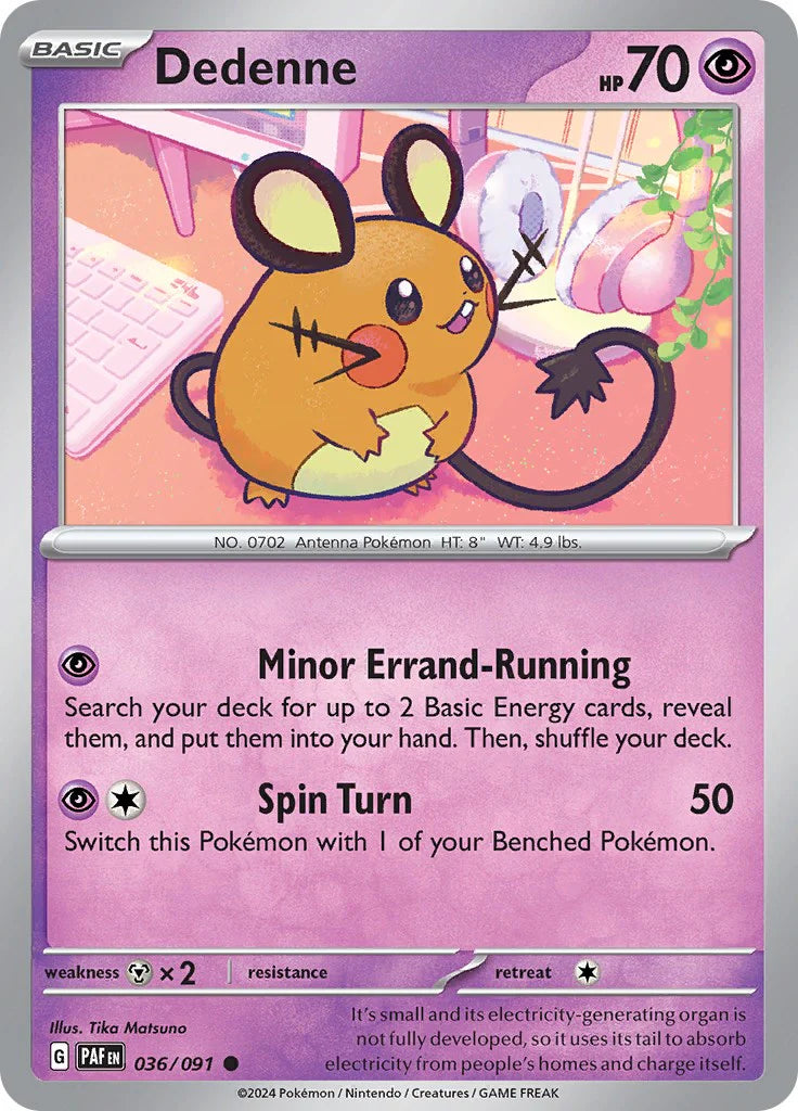 Dedenne (036/091) [Scarlet & Violet: Paldean Fates] Pokemon