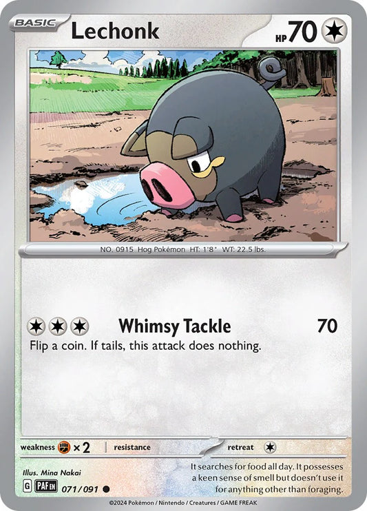 Lechonk (071/091) [Scarlet & Violet: Paldean Fates] Pokemon