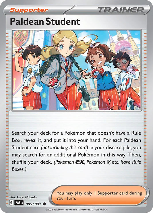 Paldean Student (085/091) [Scarlet & Violet: Paldean Fates] Pokemon