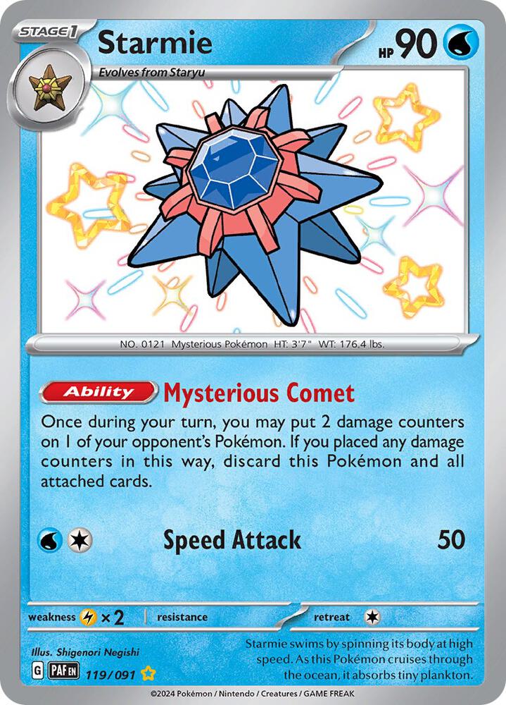 Starmie - SV: Paldean Fates (PAF) Armchair Generals