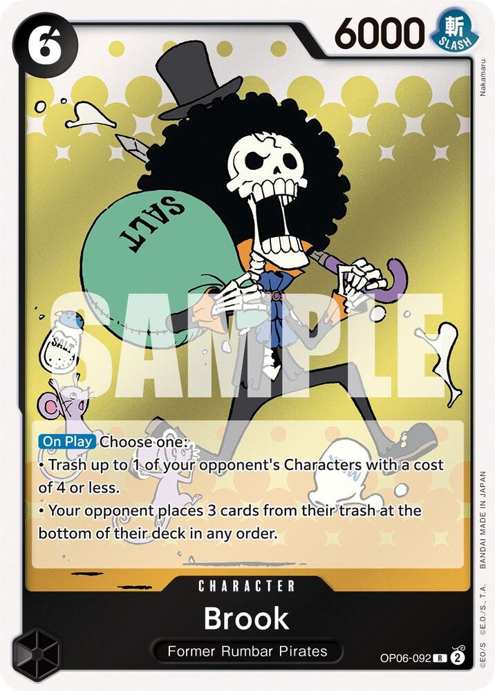 Brook - Wings of the Captain (OP06) One Piece