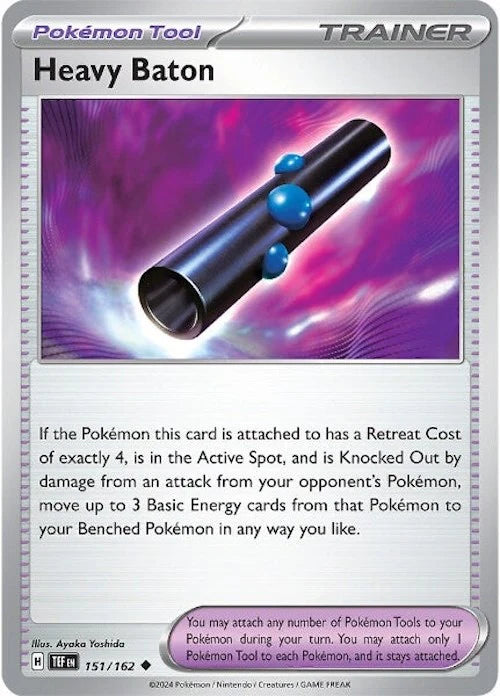 Heavy Baton (151/162) [Scarlet & Violet: Temporal Forces] Pokemon