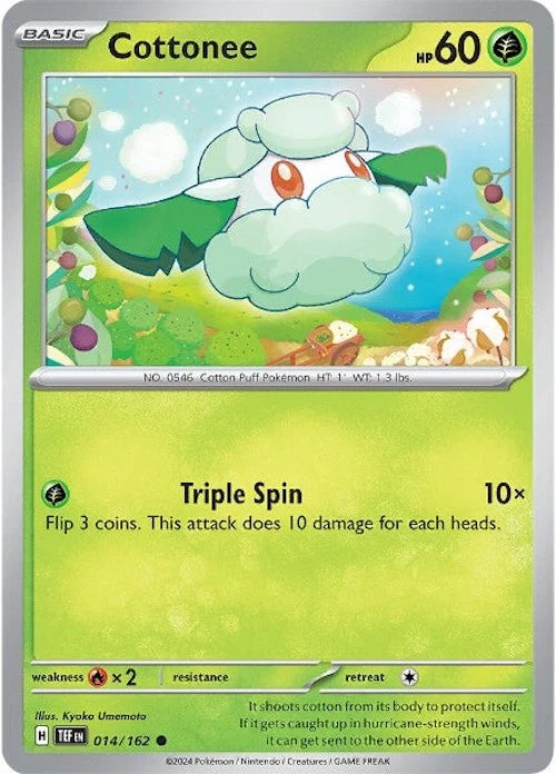 Cottonee (014/162) [Scarlet & Violet: Temporal Forces] Pokemon