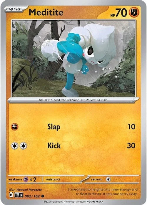 Meditite (082/162) [Scarlet & Violet: Temporal Forces] Pokemon