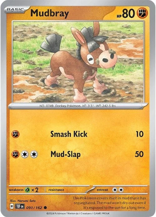 Mudbray (091/162) [Scarlet & Violet: Temporal Forces] Pokemon