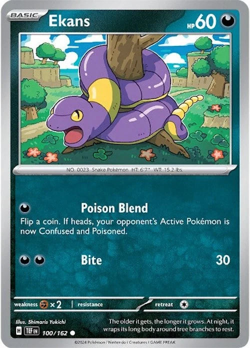 Ekans (100/162) [Scarlet & Violet: Temporal Forces] Pokemon