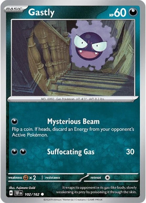 Gastly (102/162) [Scarlet & Violet: Temporal Forces] Pokemon