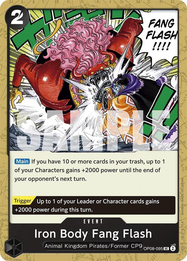 Iron Body Fang Flash - Two Legends (OP08) Armchair Generals