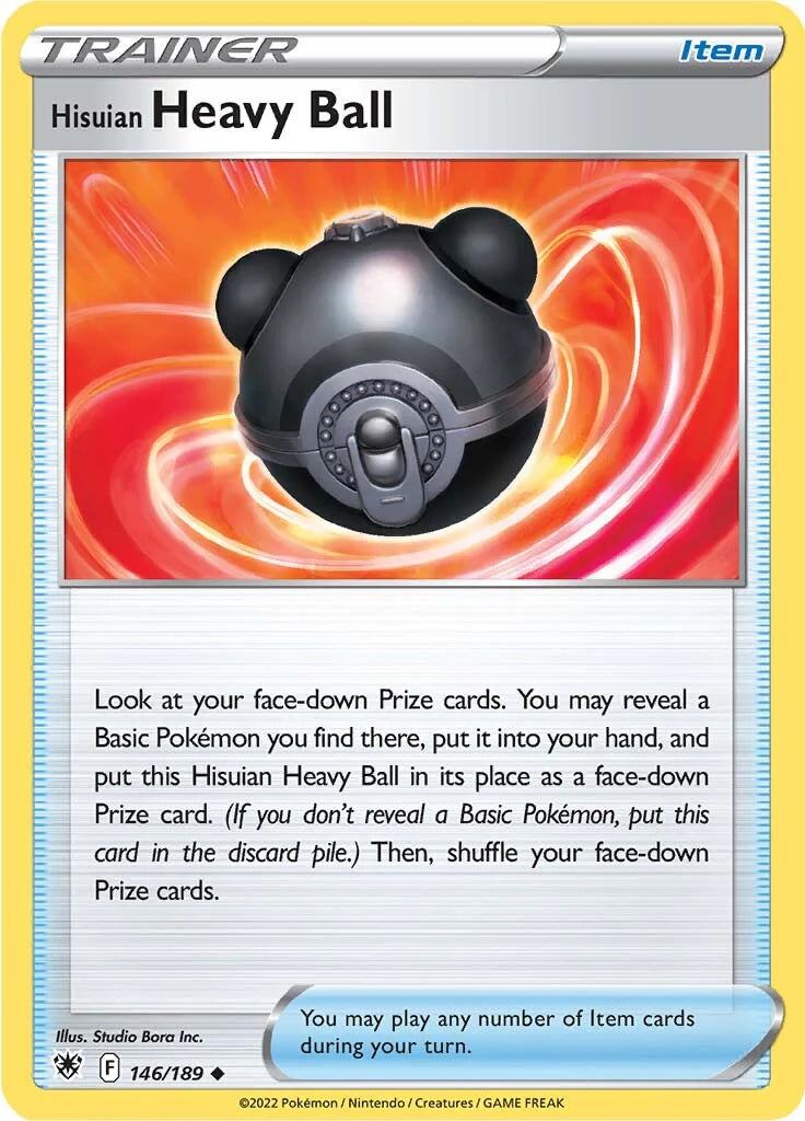 Hisuian Heavy Ball (146/189) [Sword & Shield: Astral Radiance] Pokemon