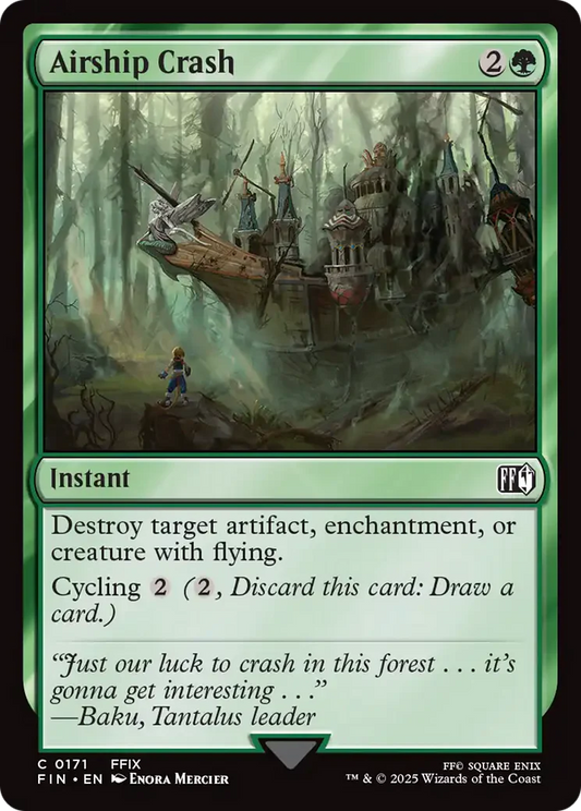 FINAL FANTASY (FIN) MTG CARD- AIRSHIP CRASH Magic The Gathering