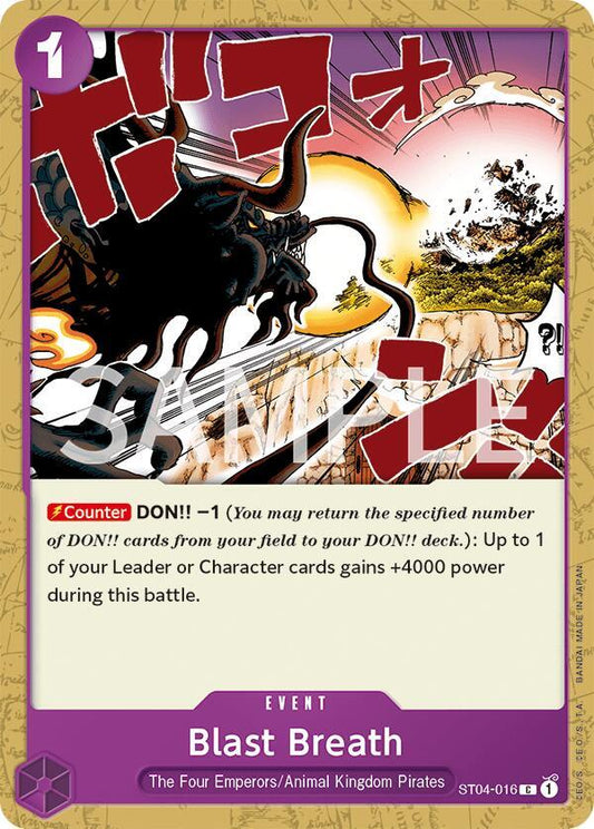 Blast Breath - Revision Pack Cards (OP-RP) One Piece