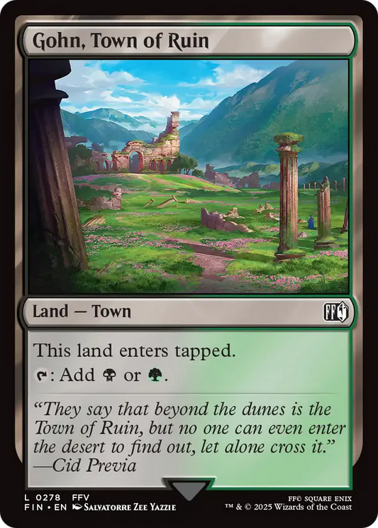 Gohn, Town of Ruin Magic The Gathering