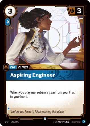 Aspiring Engineer - Spiritforged (SFD) Armchair Generals
