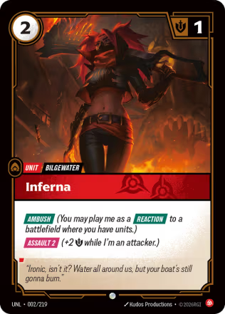 Inferna - Unleashed (UNL) Armchair Generals