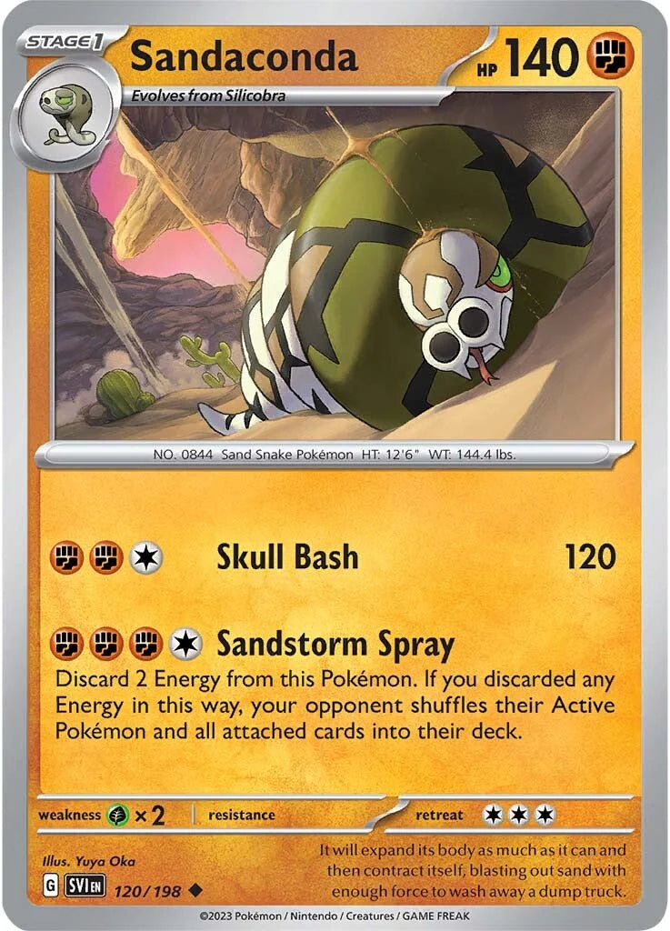 Sandaconda (120/198) [Scarlet & Violet: Base Set] Pokemon