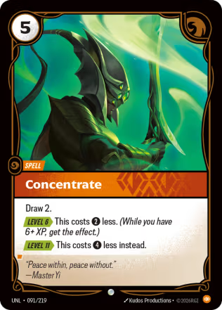 Concentrate - Unleashed (UNL) Armchair Generals
