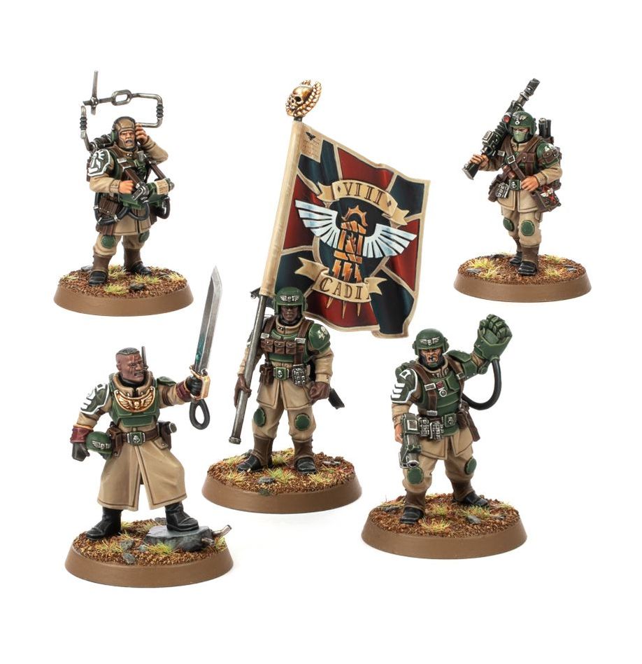 Warhammer 40k: ASTRA MILITARUM: CADIAN COMMAND SQUAD