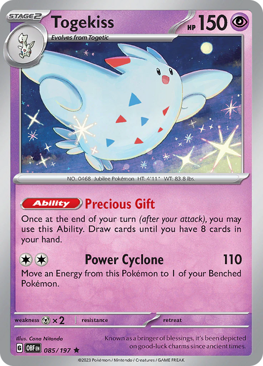 Togekiss (085/197) [Scarlet & Violet: Obsidian Flames] Magic The Gathering