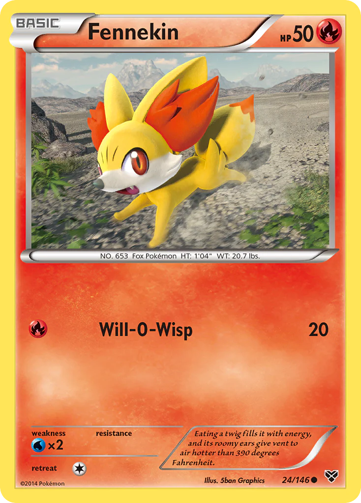 Fennekin (24/146) [XY: Base Set] Pokemon